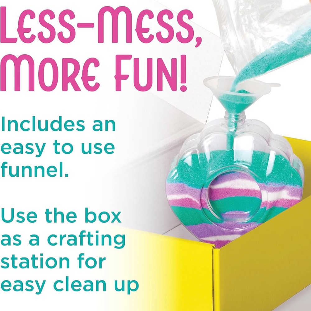 Creativity for Kids Sand Art Kit: Mermaid - Mermaid Gifts for Girls Ages 6-8+ - Picture 9 of 9